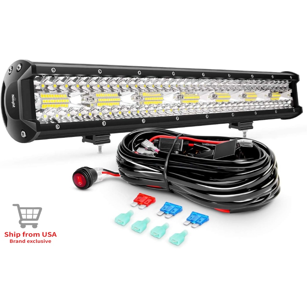 Flood Tray Table - Zestaw świateł LED Nilight 20'Combo, lampy