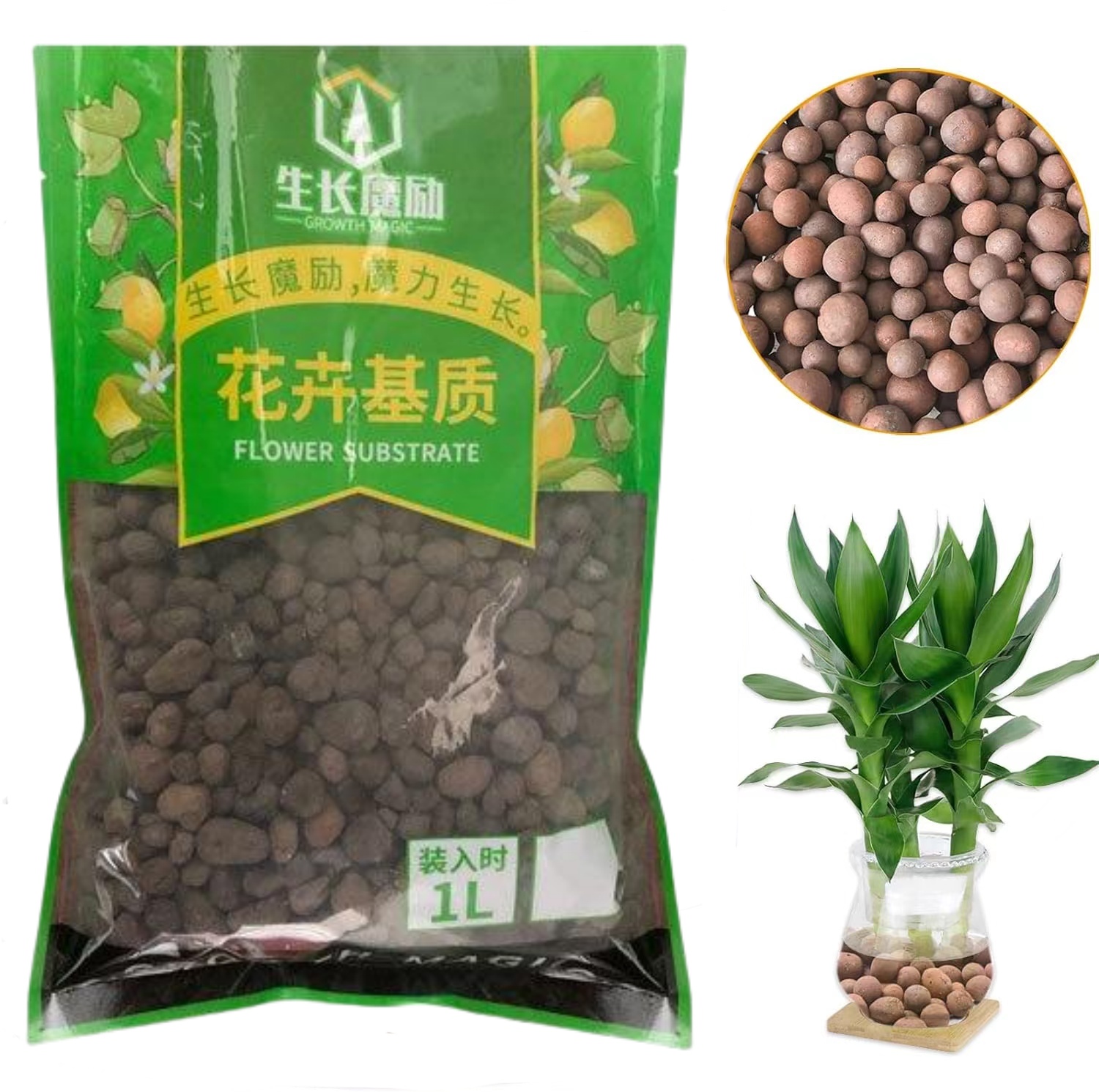 2L/1L Organiczne kulki z gliny – Clay Pebble Growing recenzja i cena