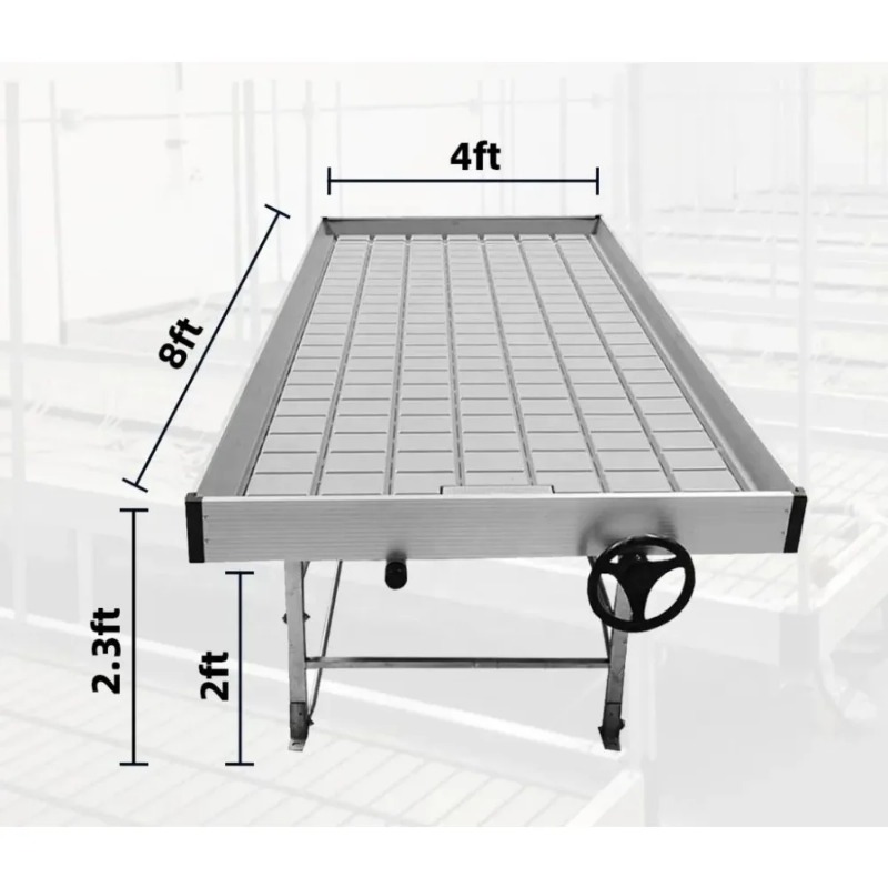 Ławki do szklarni, tacki do up – Flood Tray Table recenzja i cena